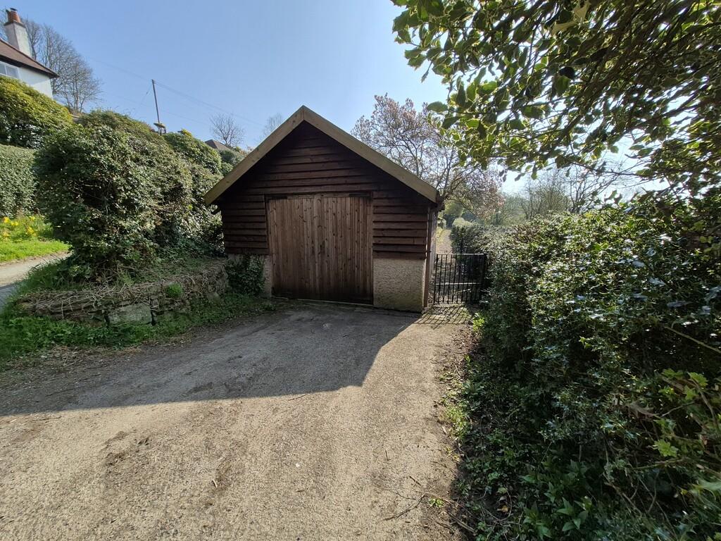 Front of garage