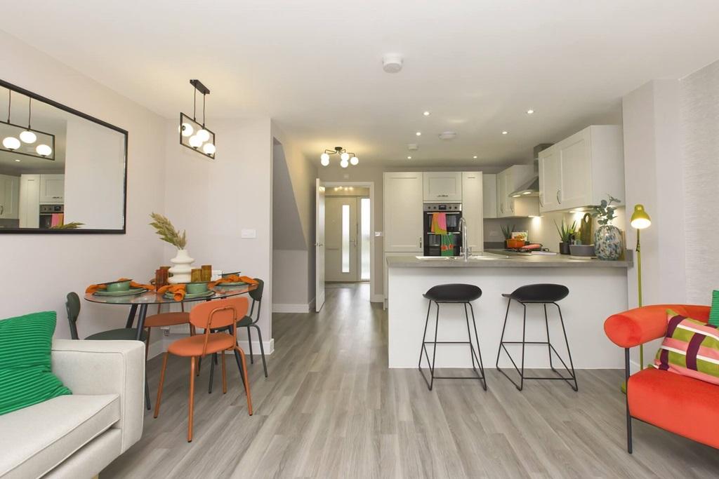 Open plan layout