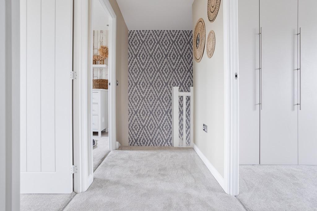 Bright landing with natural light