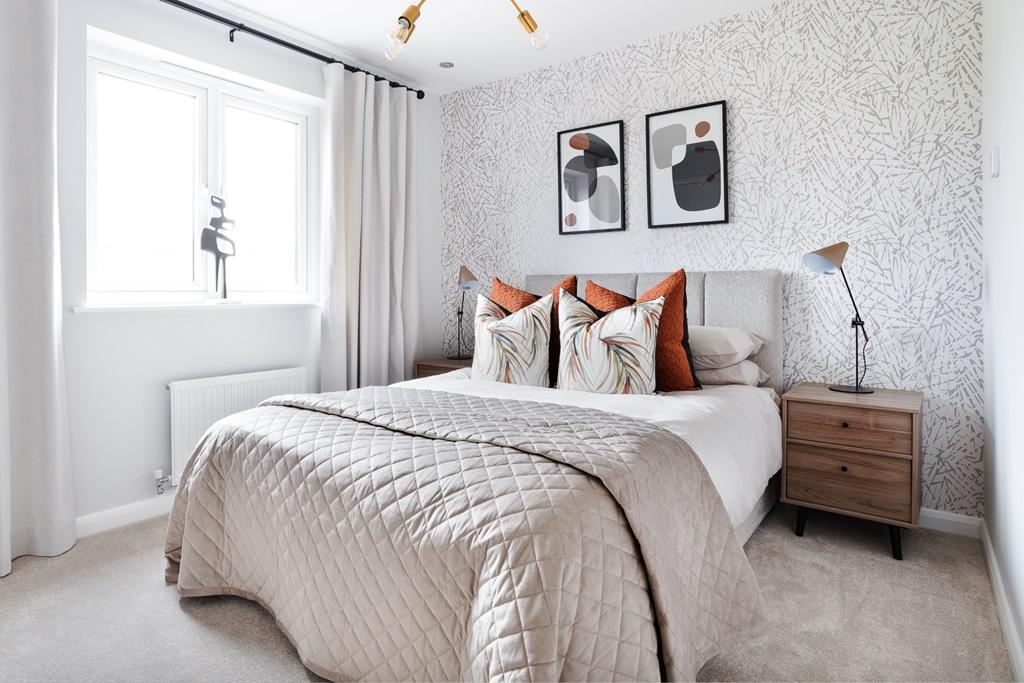 Main bedroom with space for a large bed
