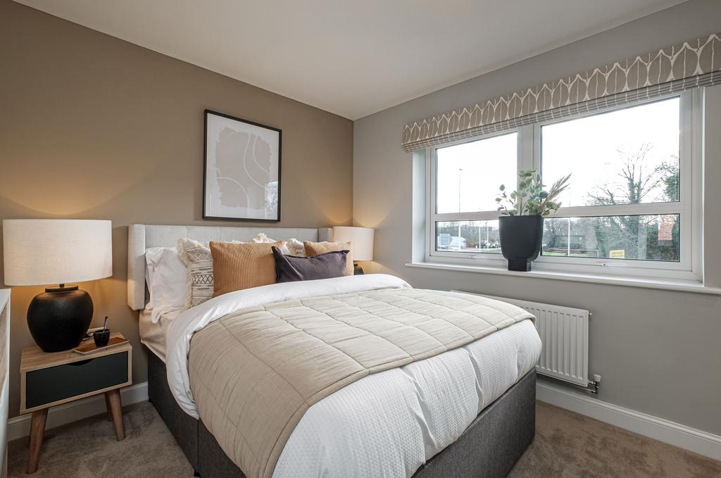 Interior view of our 2 bed Kenley home bedroom 1