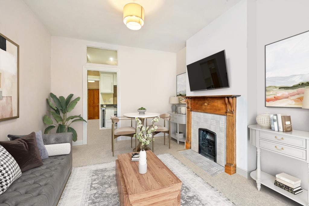 Living &amp; Dining - Virtually Staged