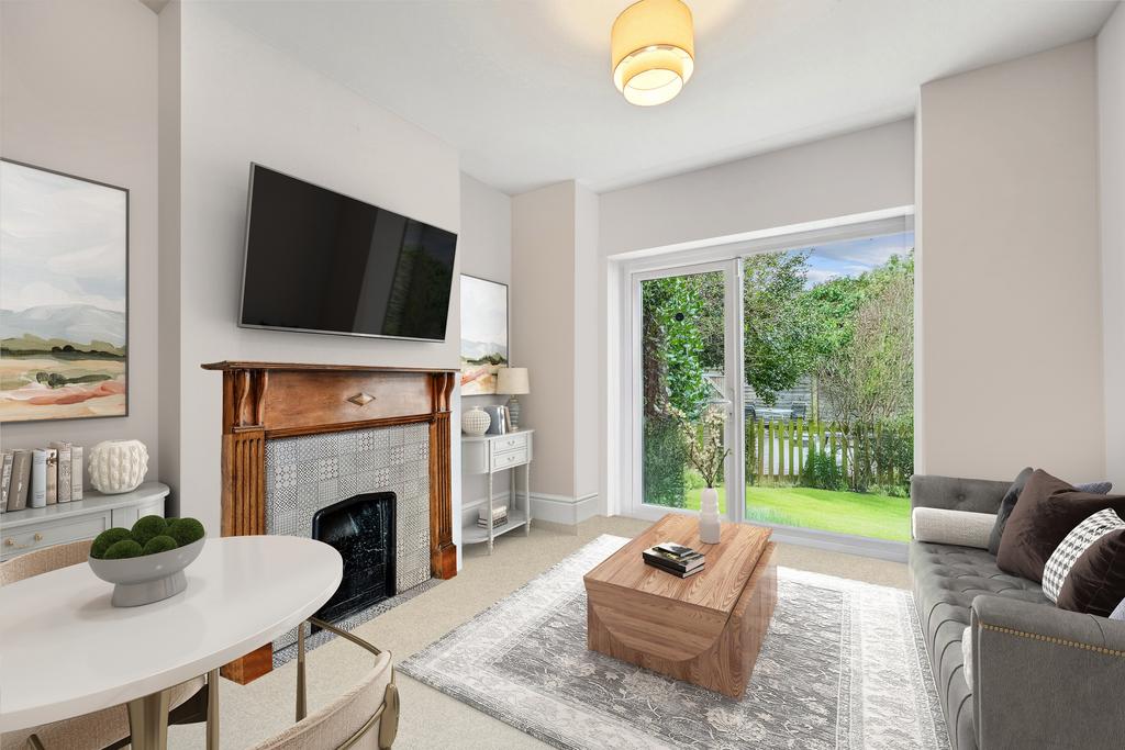 Dining &amp; Living - Virtually Staged
