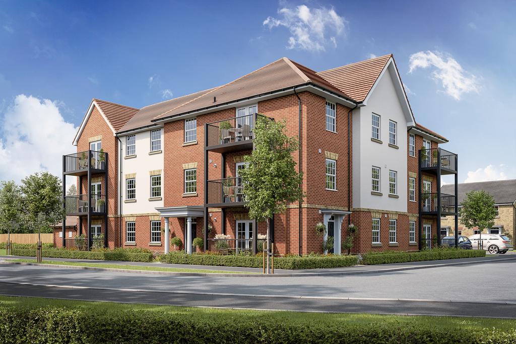 Outside view of the apartments at Brookwood...