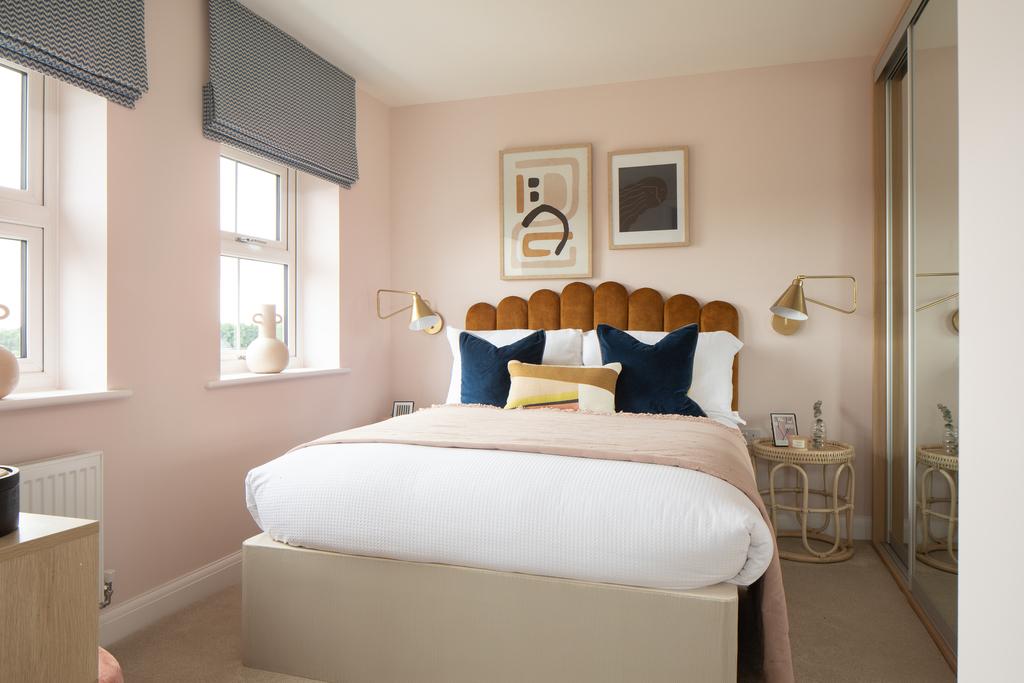 Large main bedroom, archford, 3 bed house type