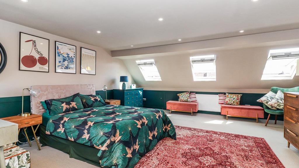 Master bedroom suite
