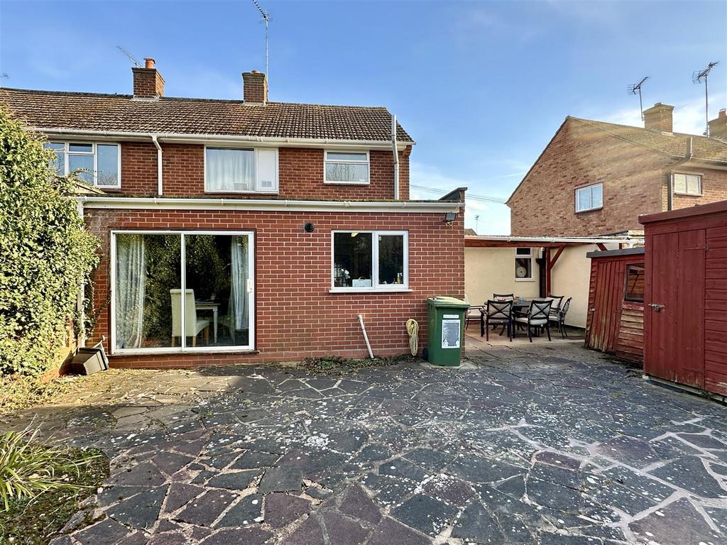 Rear of property