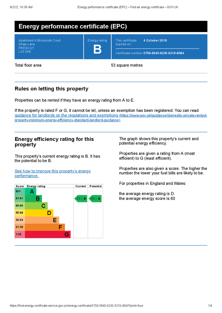 EPC Certificate