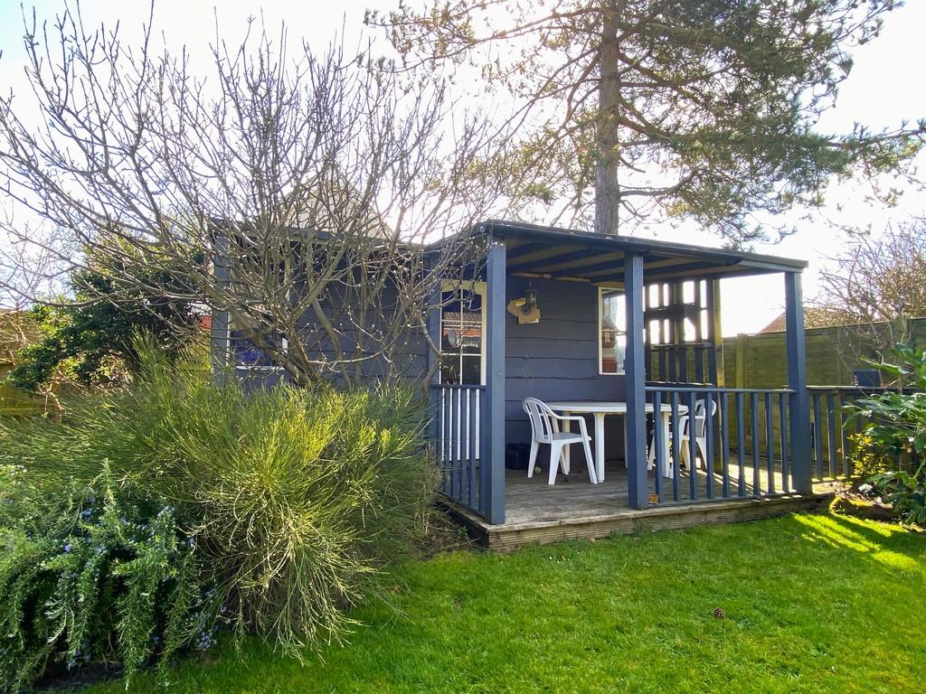 Garden shed and terrace