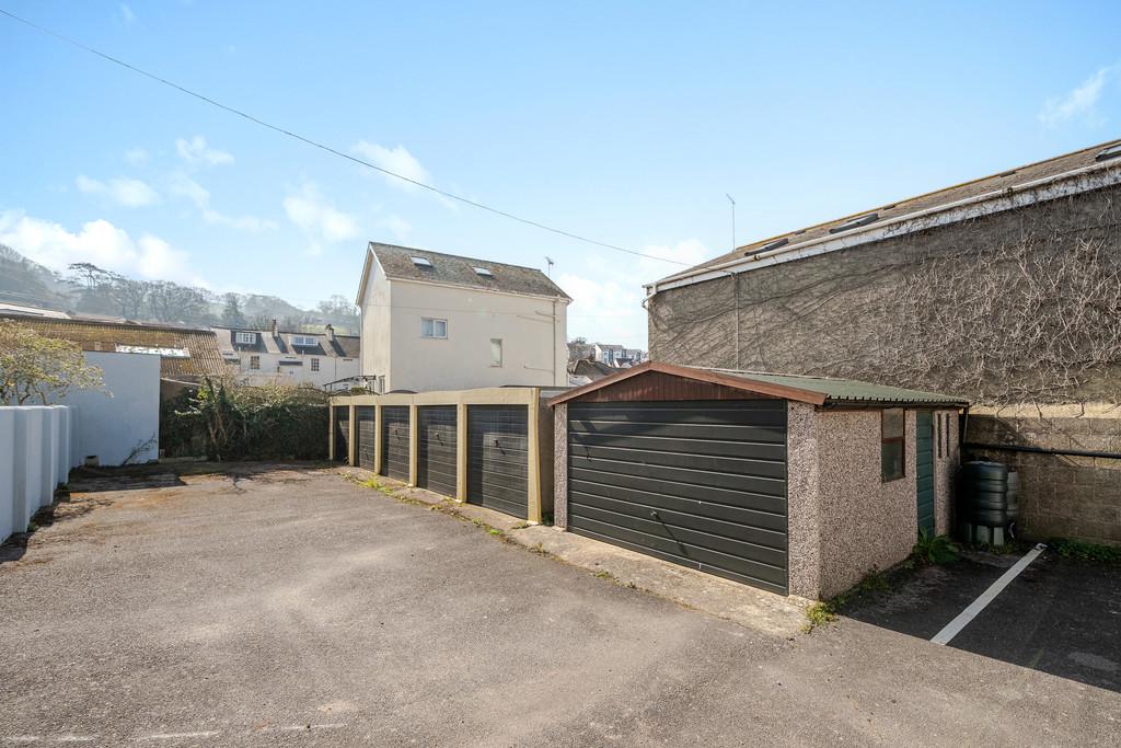 Garage block plus double garage