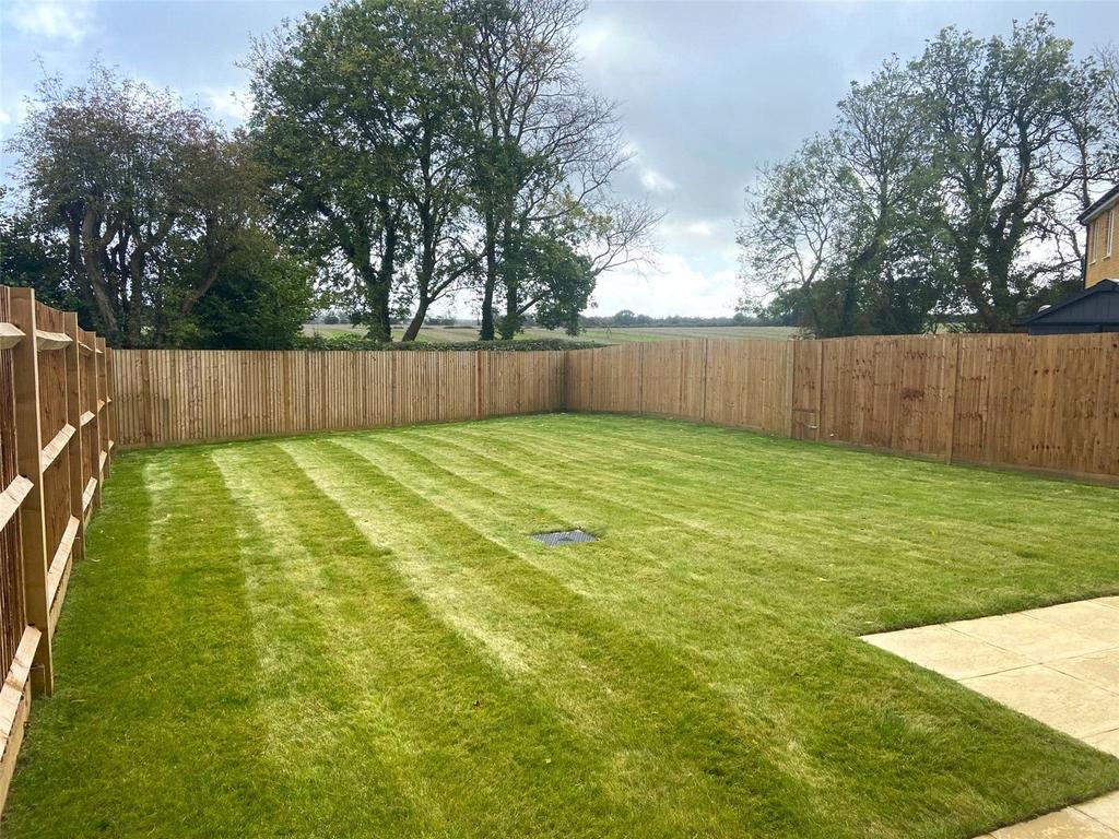 Plot 4 Rear Gardens