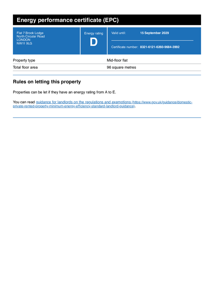 Energy performance certificate (EPC) – Find an ene