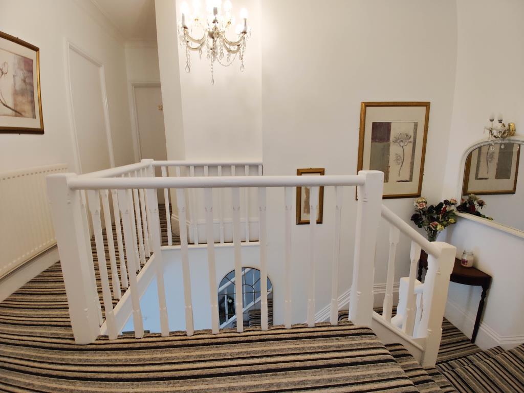 The first floor landing