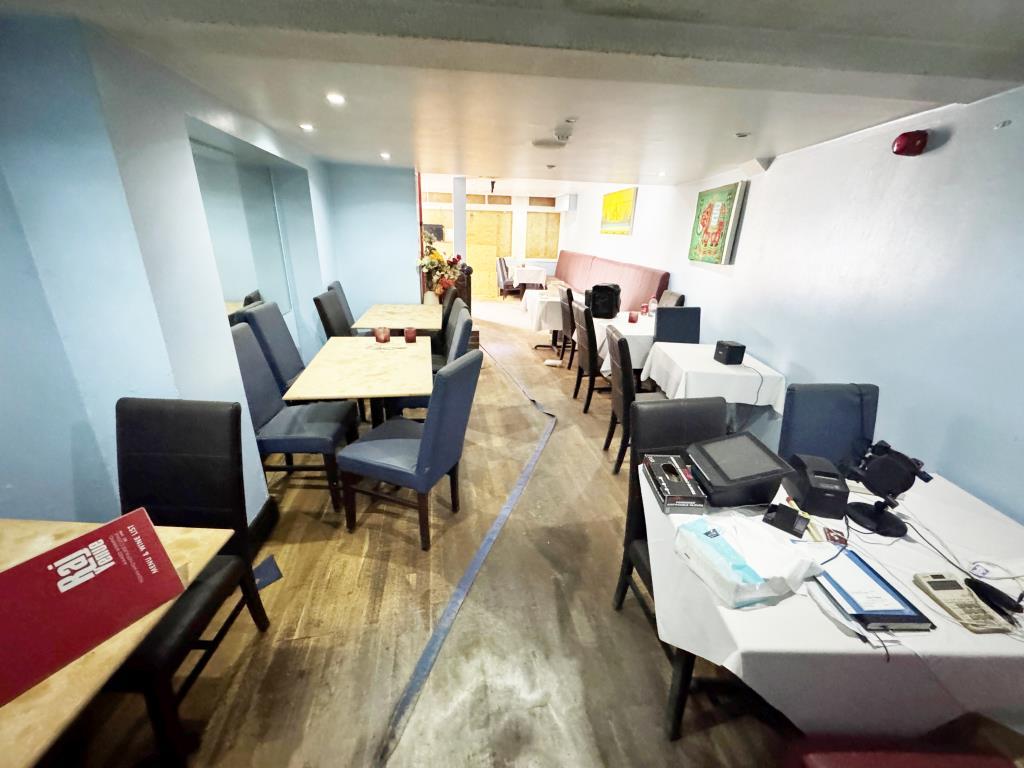 Ground floor rear section restaurant