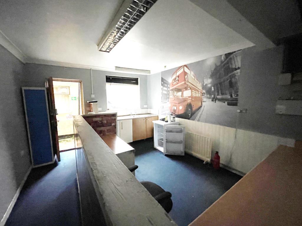 Rear office and staff area of old taxi office