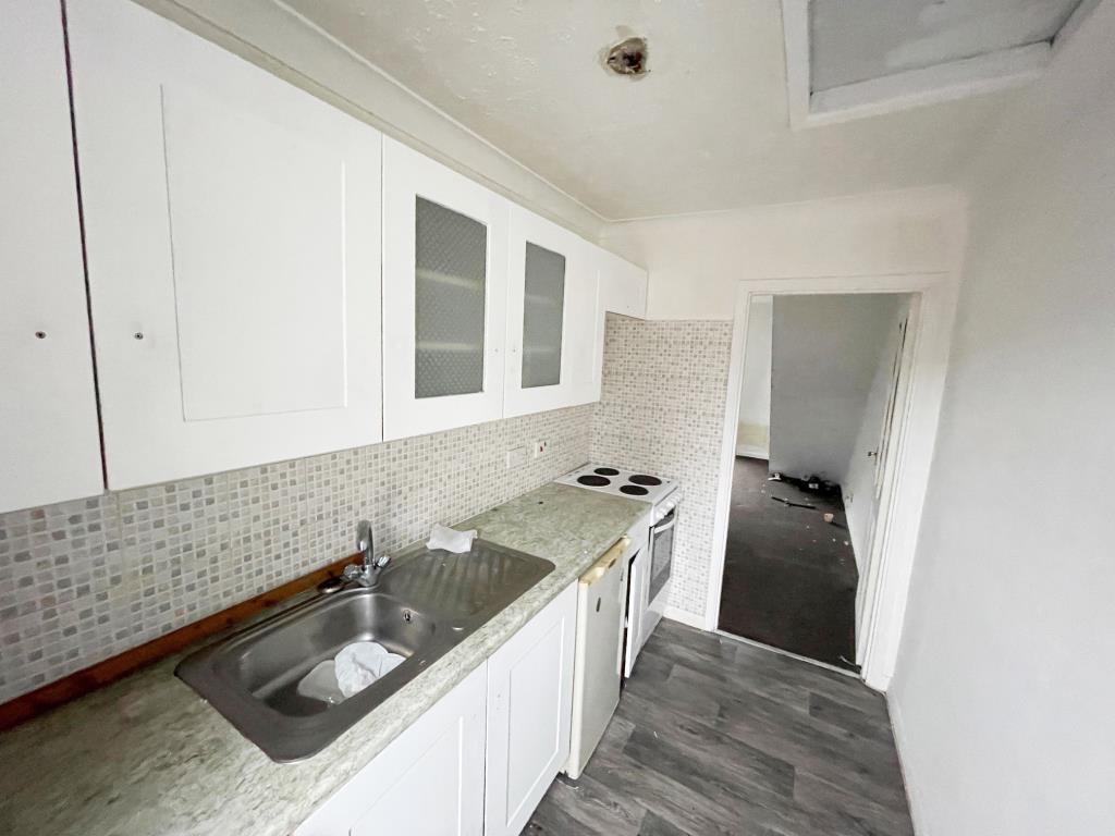 Kitchen area in flat number 43 A