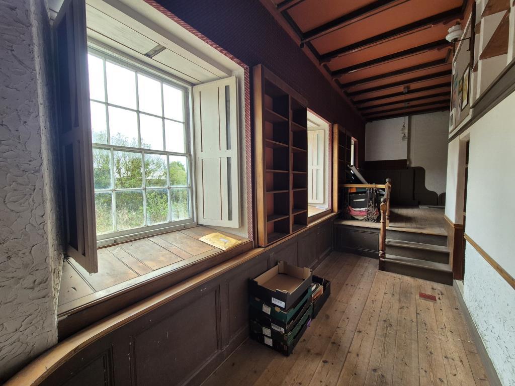 Hallway with window looking onto garden