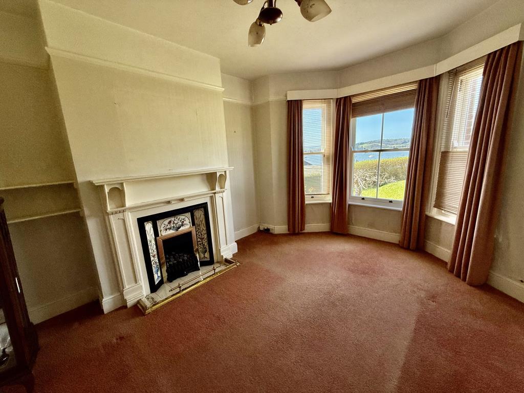 Living room showing views