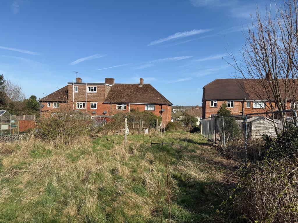 Rear elevation with large garden