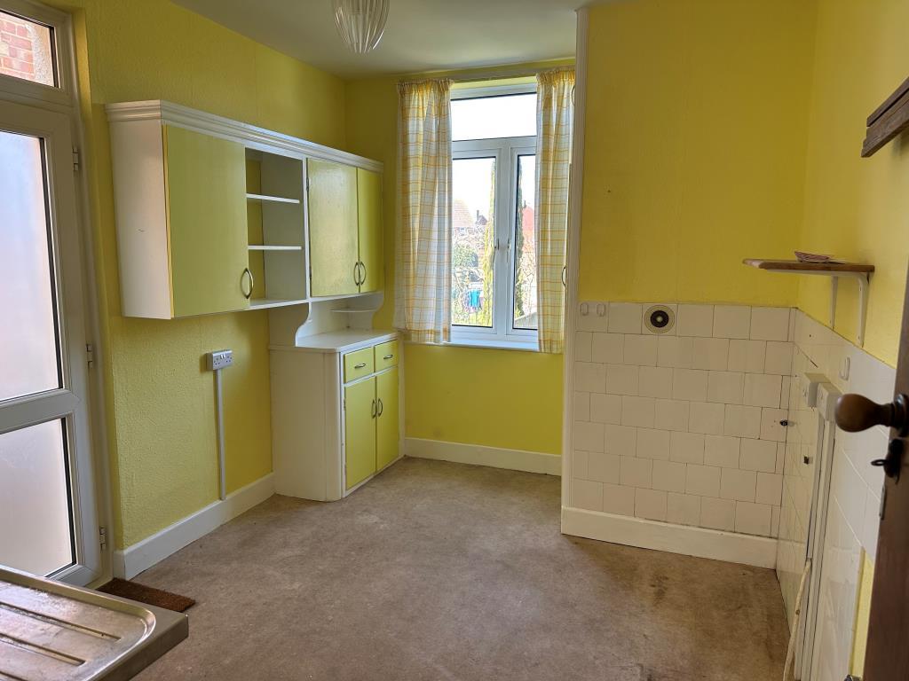 Kitchen with access into the garden
