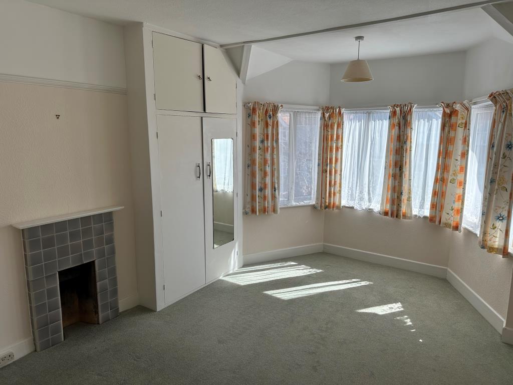 First floor bedroom with bay window