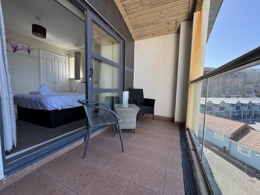 Spacious balcony