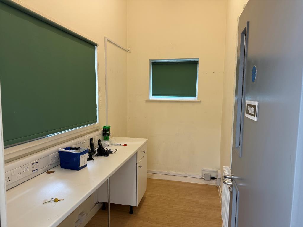 Office and reception area