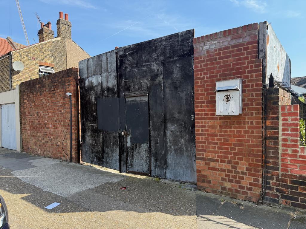 Double gates give access to yard