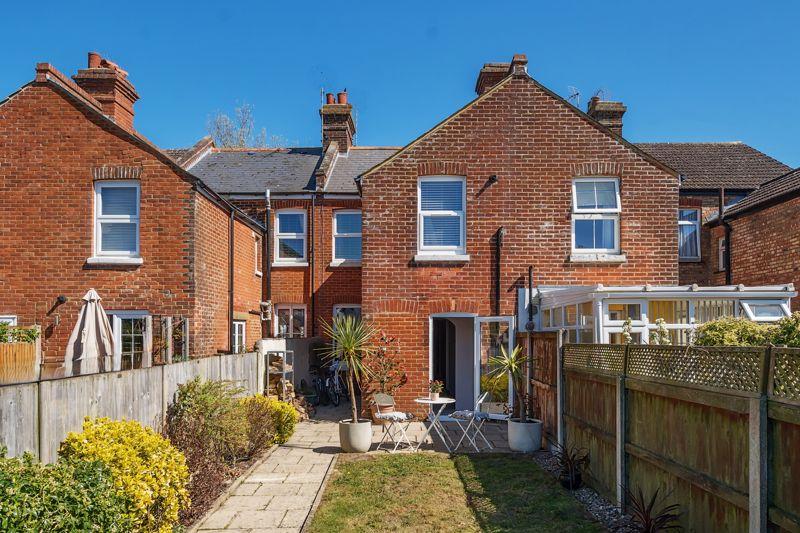 Rear of property