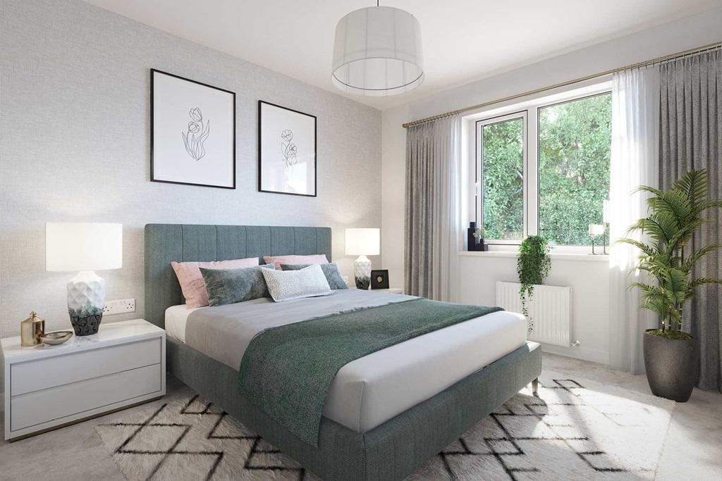 Bedroom two is ideal for guests