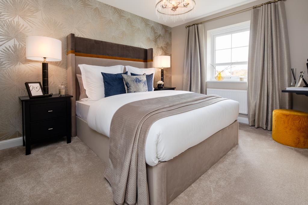 En suite main bedroom in the Chester 4 bedroom...