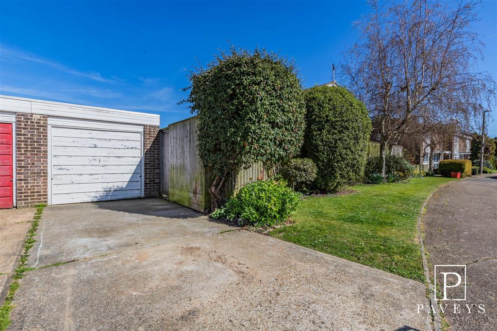 Detached double length garage