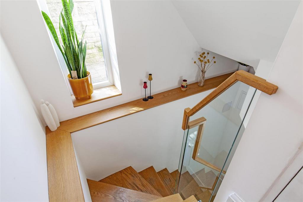 Stairs to kitchen