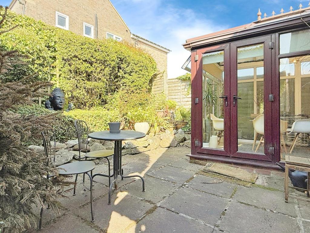 Rear patio