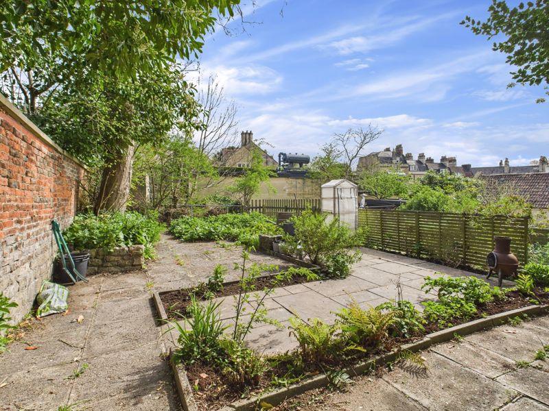 Private garden area
