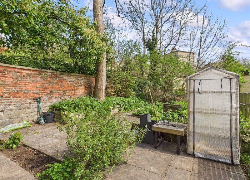 Private garden area