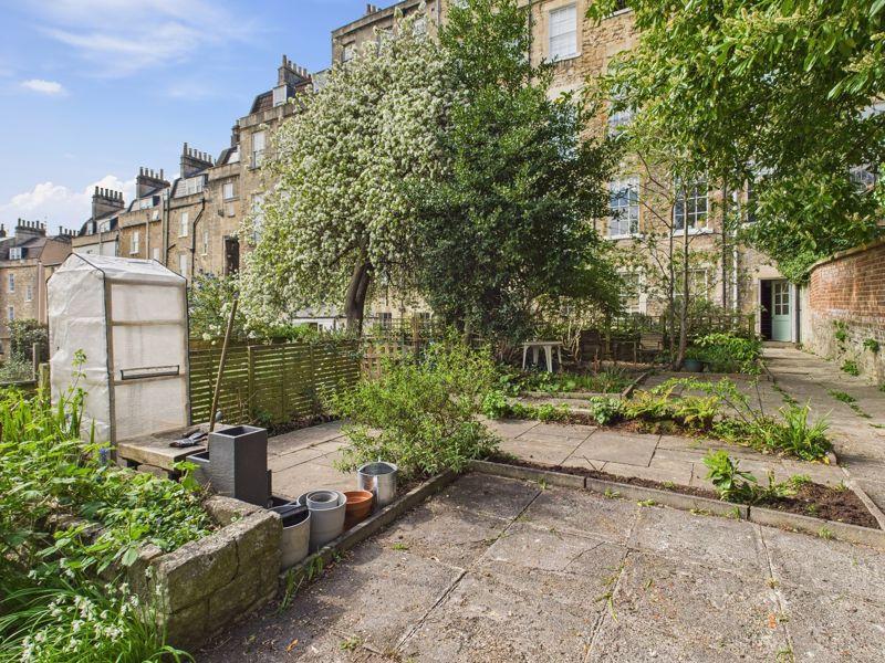 Private garden area