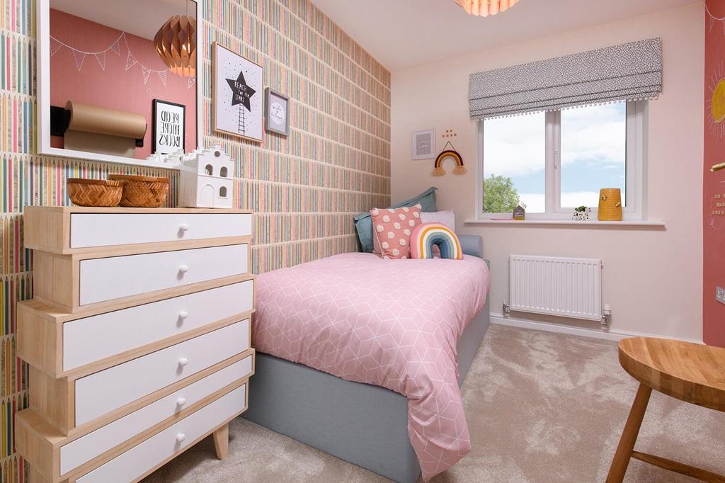 A double bedroom or spacious single