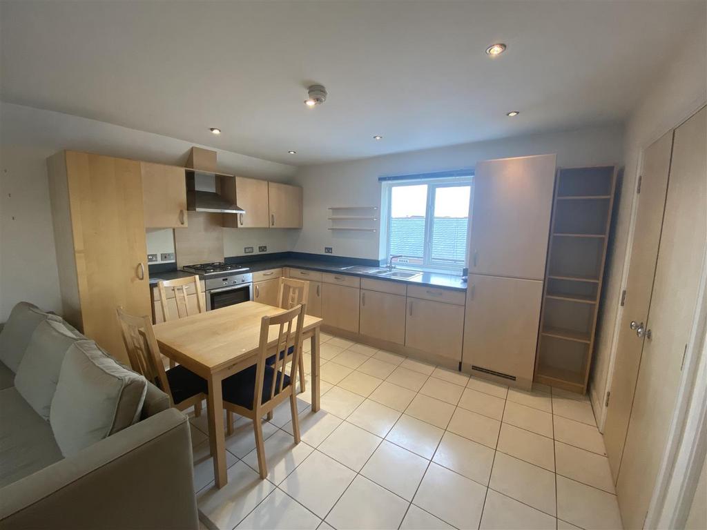 Open plan living dining kitchen
