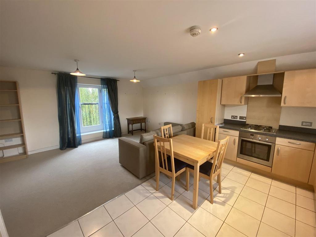 Open plan living dining kitchen