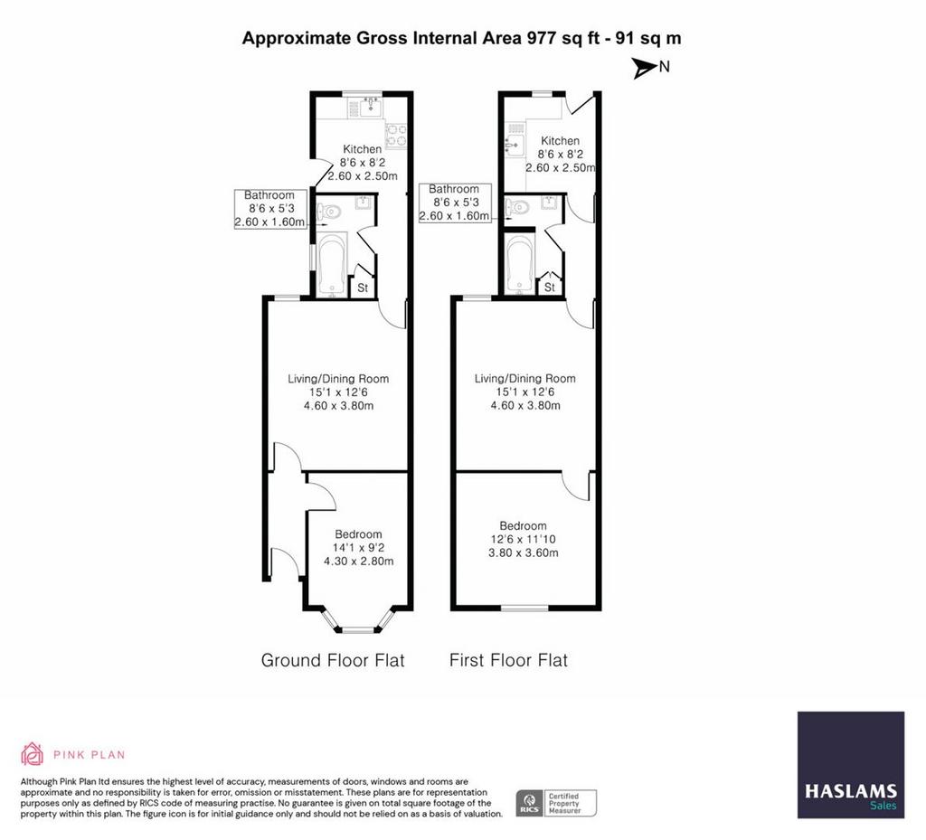 Flat 1 &amp; 2, 42 Floorplan