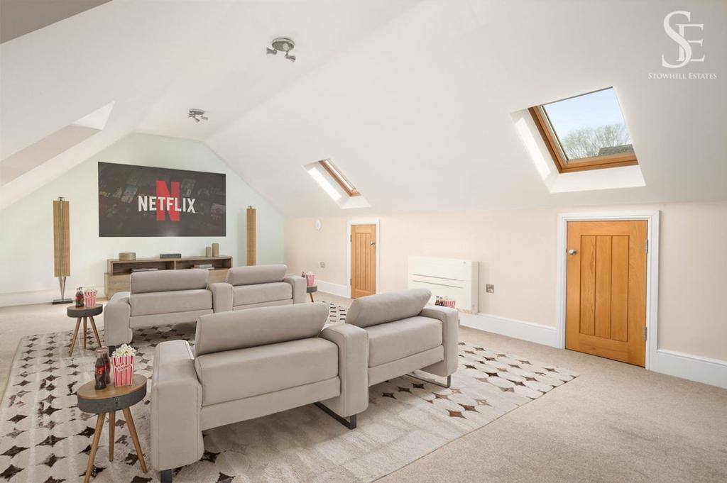 Cinema Room (digital image of room above garage...