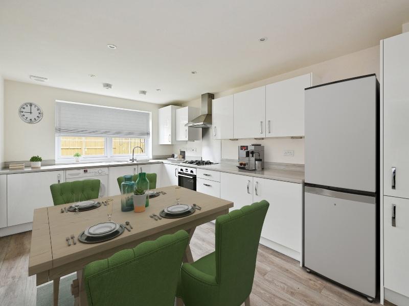 The kitchen is a CGI dressed representation...