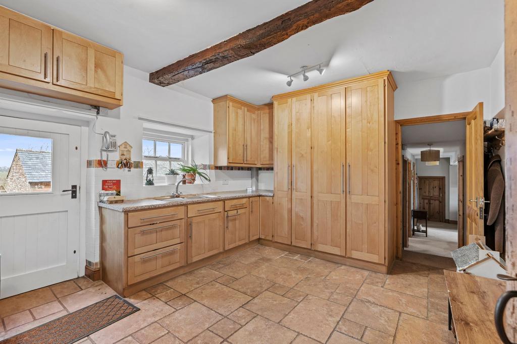 Utility Room - door leading through to Orchard...