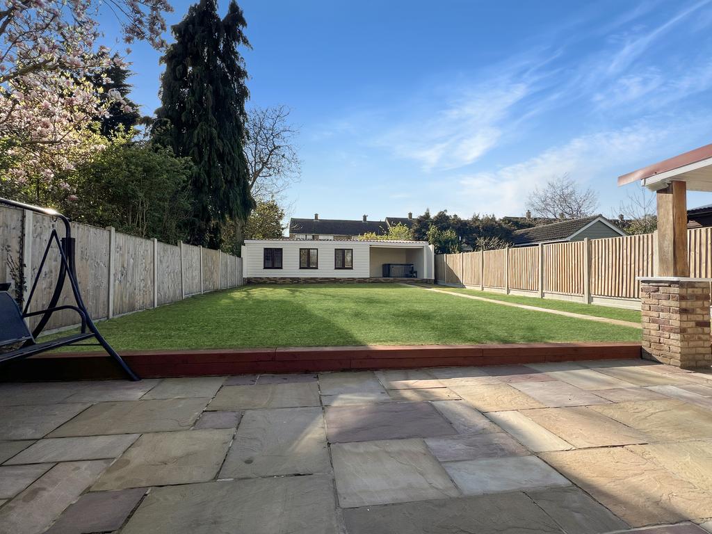 Generous Rear Garden With Outside Kitchen