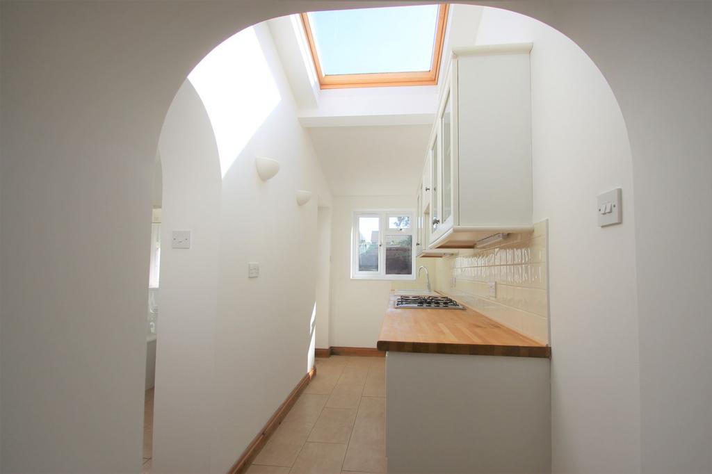 Galley style kitchen