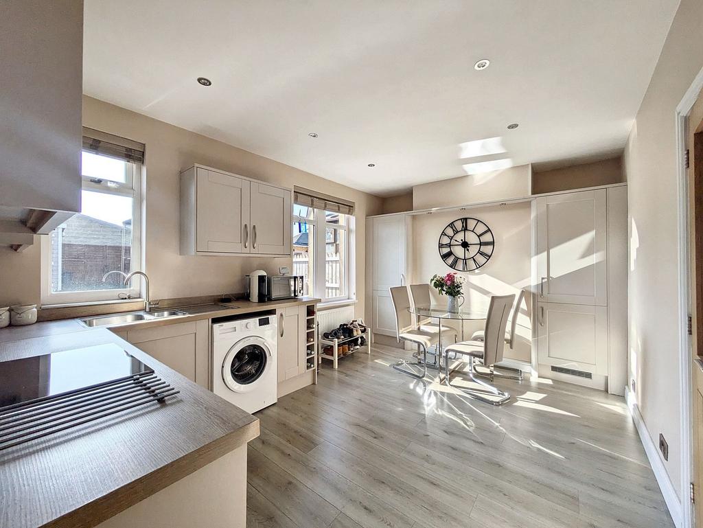 Open plan dining kitchen