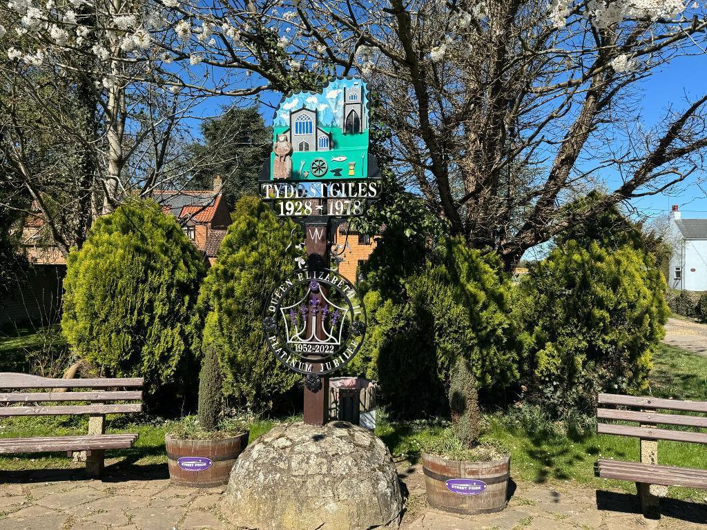 Tydd St Giles Village Sign