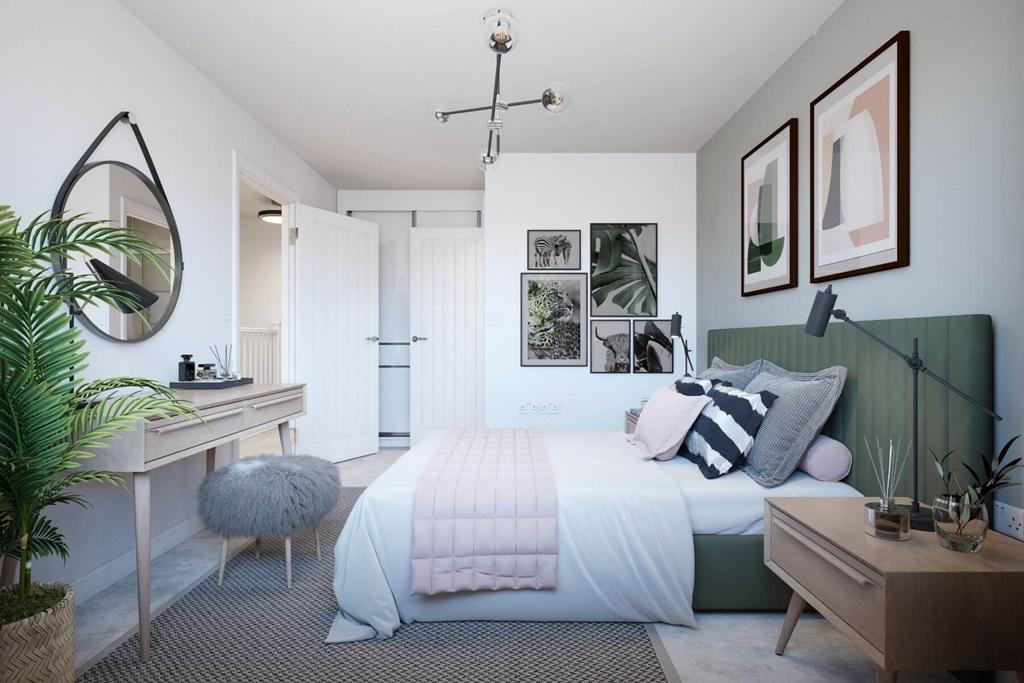 Stylish double bedroom
