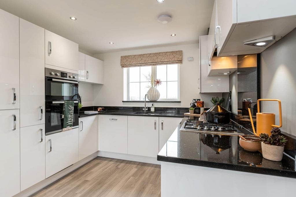 Plenty of storage and worktops to prepare...